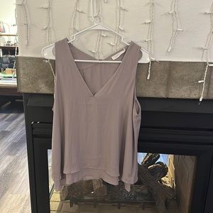 Dark Blush Lush tank top